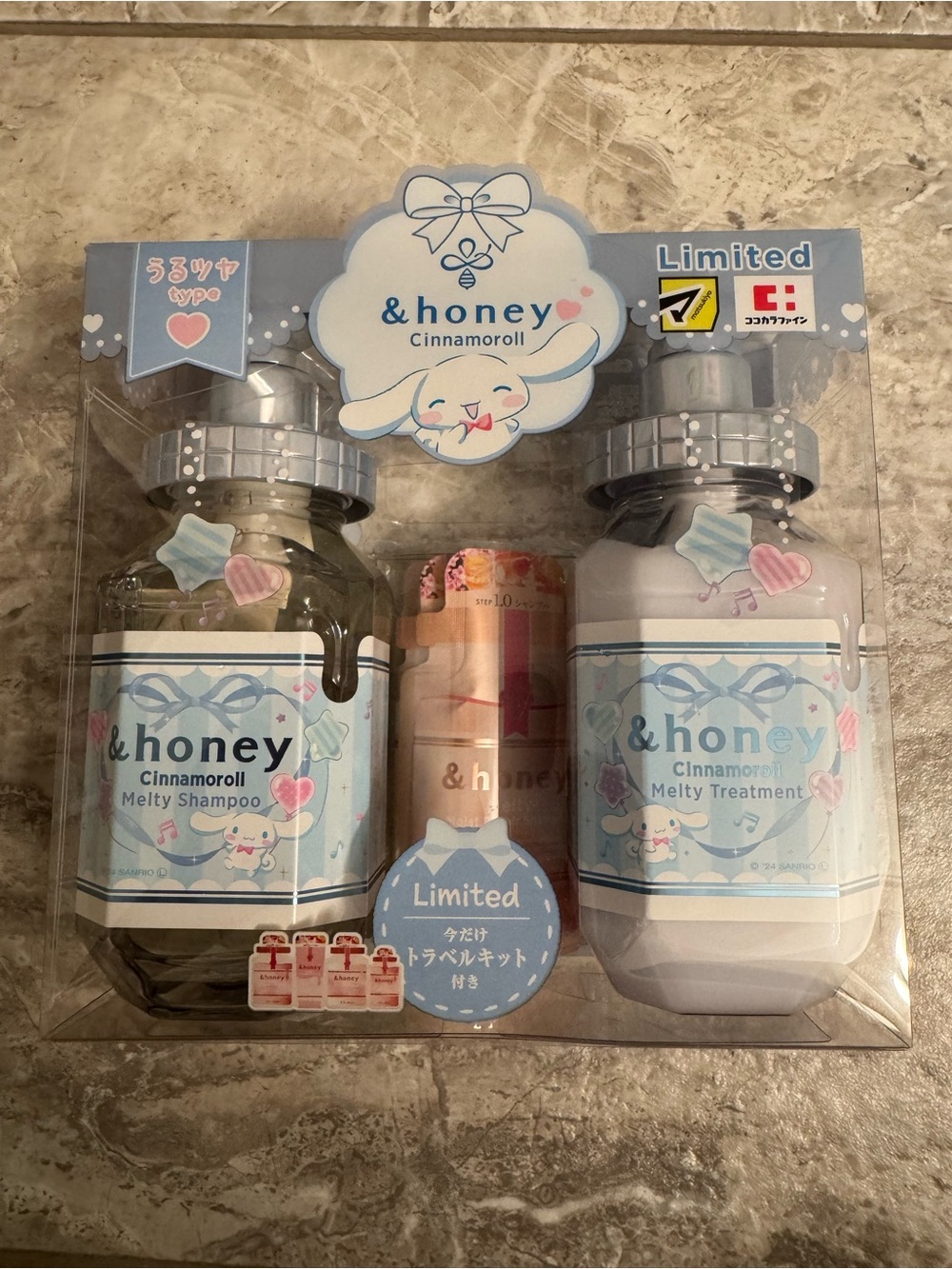 &honey Cinnamoroll Melty Shampoo & Treatment Set